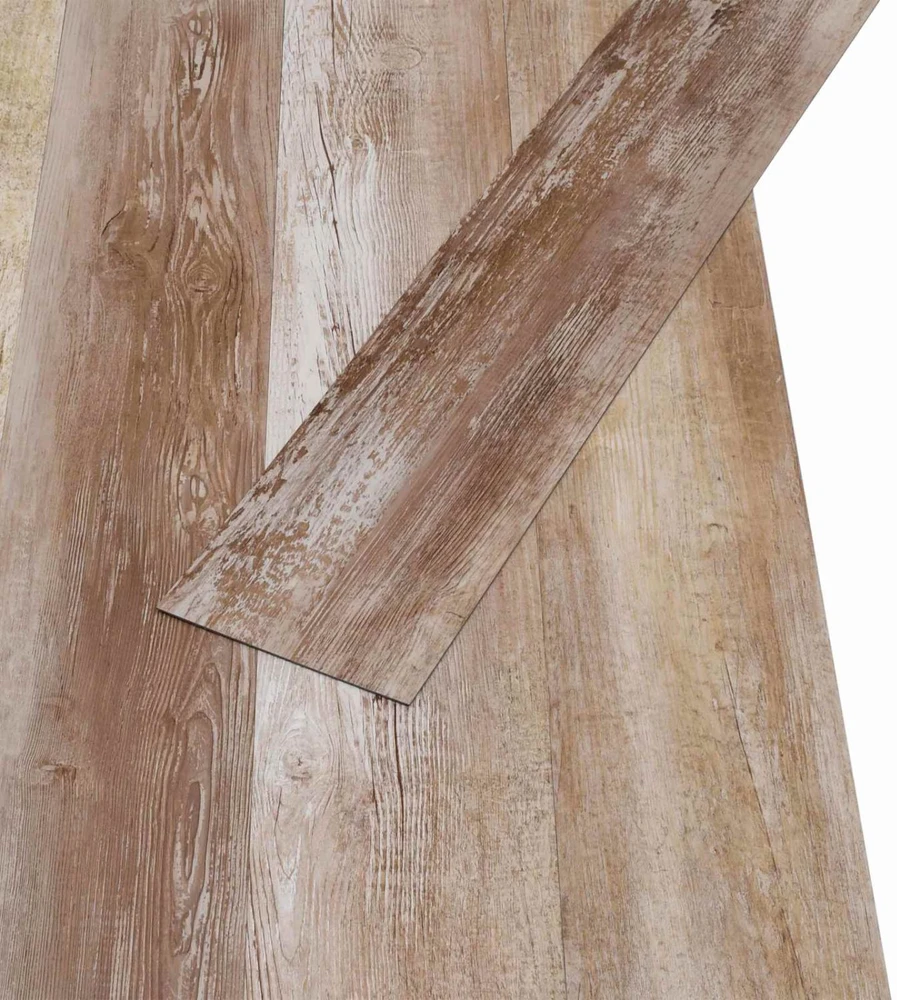Savitepliamos PVC grindų lentos Plaunamas medis 30,5 x 61 cm