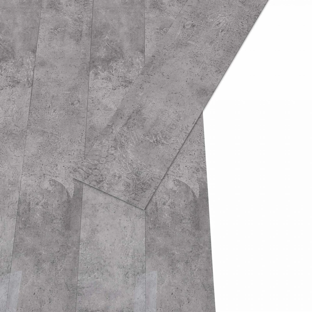 Savitepliamos PVC grindų lentos Cementas rudas 30,5 x 61 cm