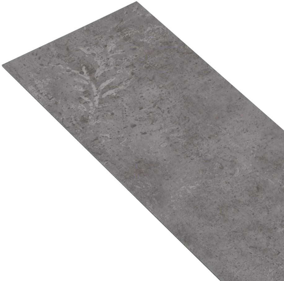 Savitepliamos PVC grindų lentos Betono pilka 30,5 x 61 cm