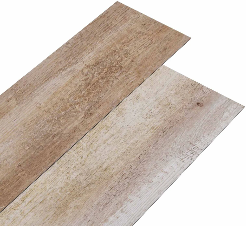 Savitepliamos PVC grindų lentos Plaunamas medis 30,5 x 61 cm