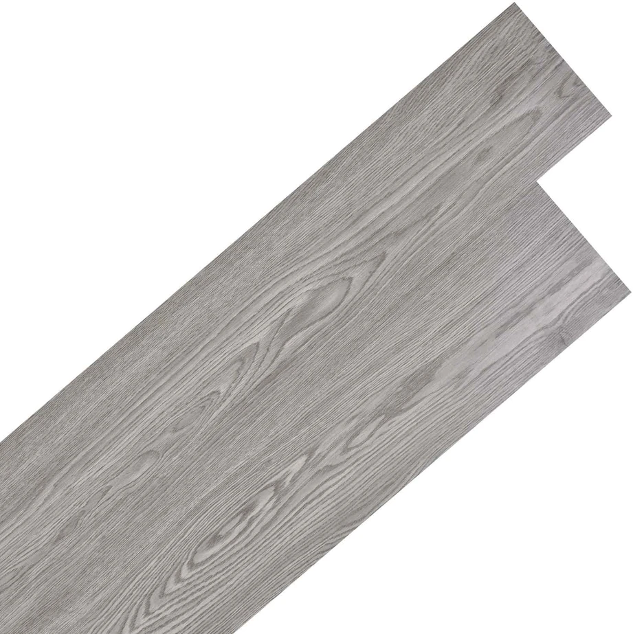 Savitepliamos PVC grindų lentos Tamsiai pilka 30,5 x 61 cm