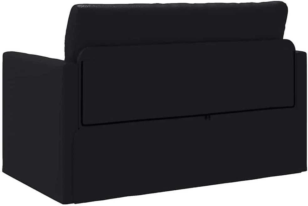 Sofa lova Juoda 124 x 71 x 78 cm Dirbtinė Oda