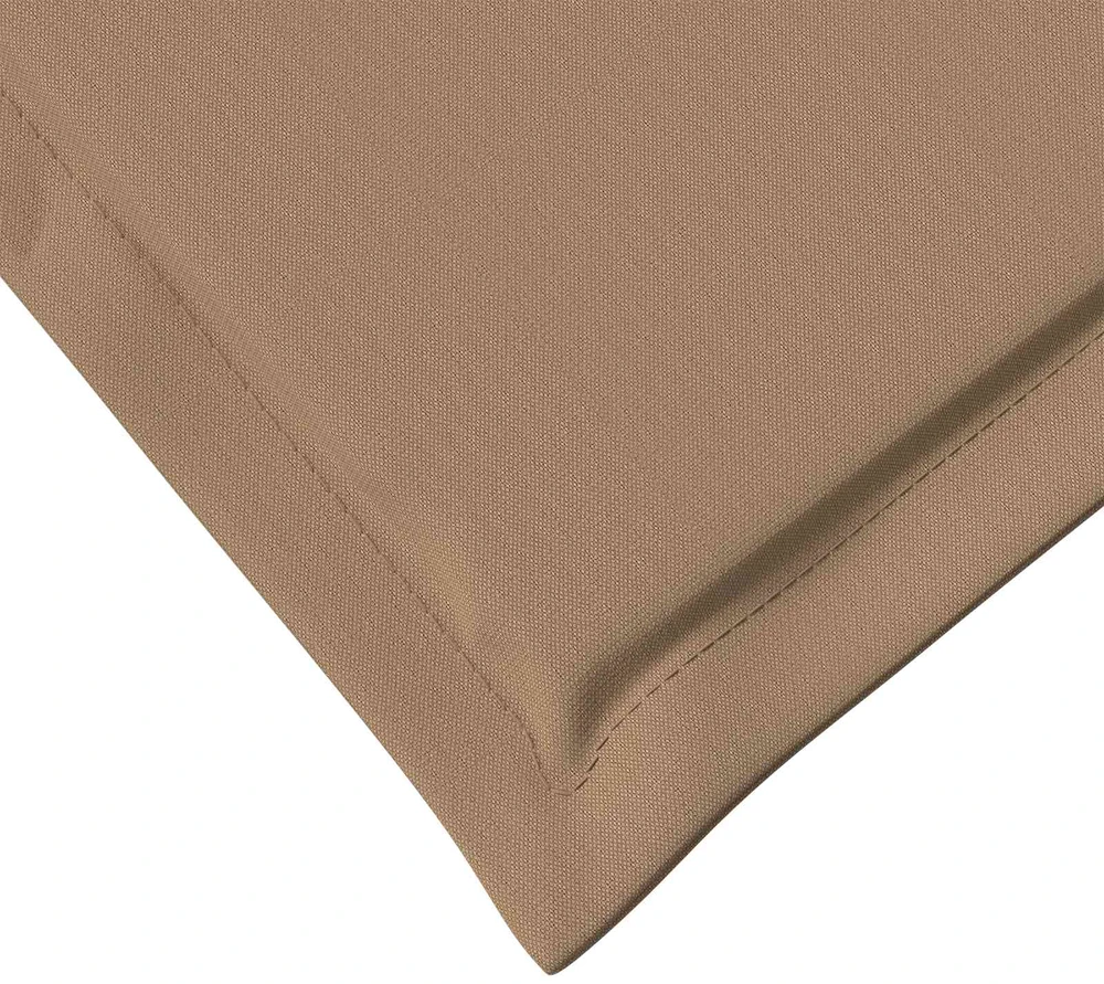 Sėdynės ir nugaros pagalvėlės Poliesteris Taupe 47 x 45 x 2 cm