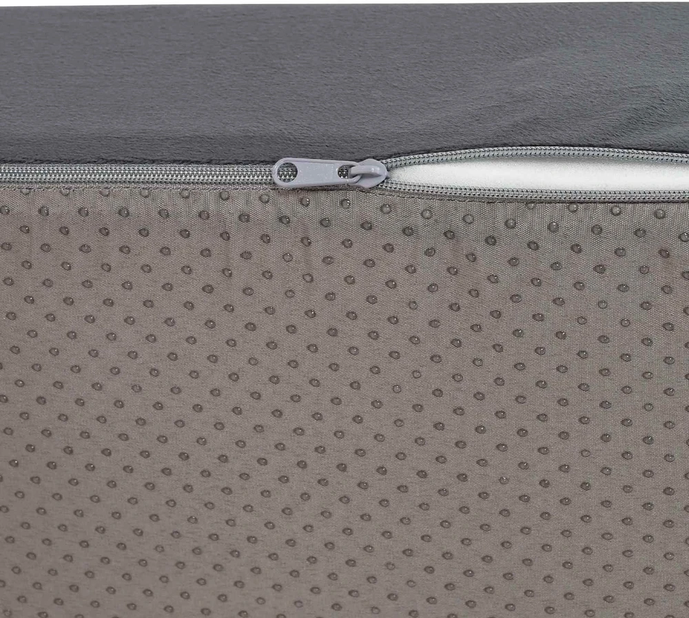 Sėdynės pagalvėlė 40 x 40 x 10 cm PU putos Pilka