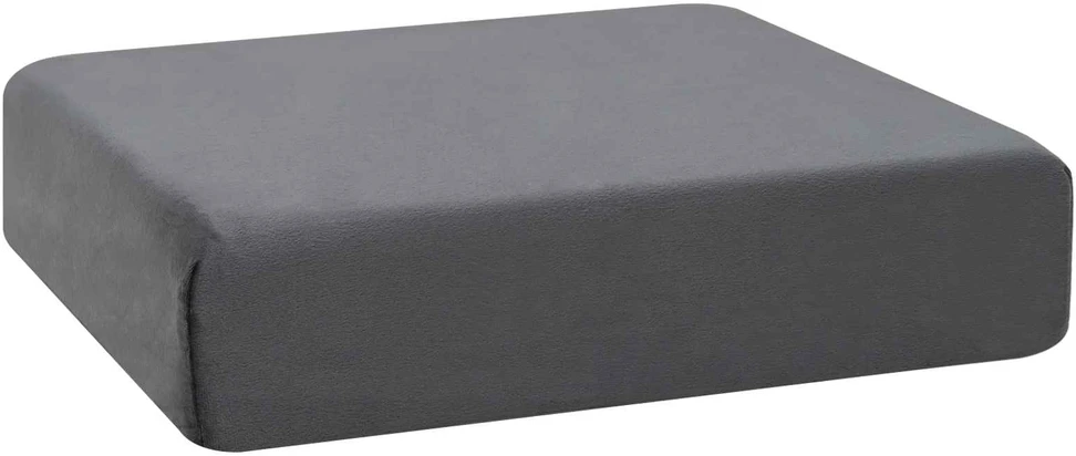 Sėdynės pagalvėlė 40 x 40 x 10 cm PU putos Pilka