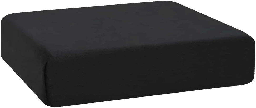 Sėdynės pagalvėlė 40 x 40 x 11 cm PU putos Juoda