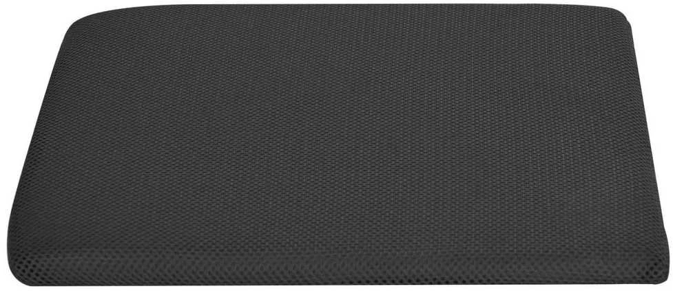 Sėdynės pagalvėlė Juoda 39 x 38 x 8,5 cm PU putos