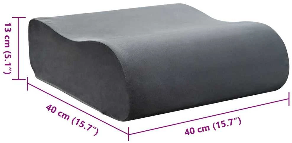 Sėdynės pagalvėlė Paprastas Pilka 40 x 40 x 13 cm PU putos