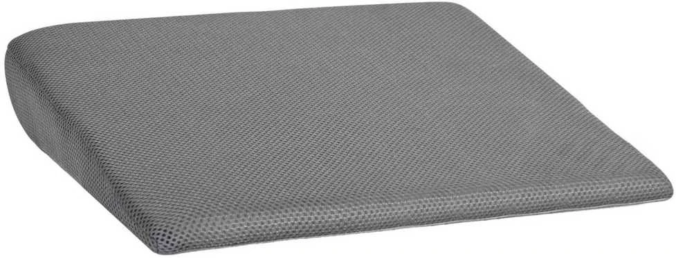 Sėdynės pagalvėlė Pilka 39 x 38 x 8,5 cm PU putos