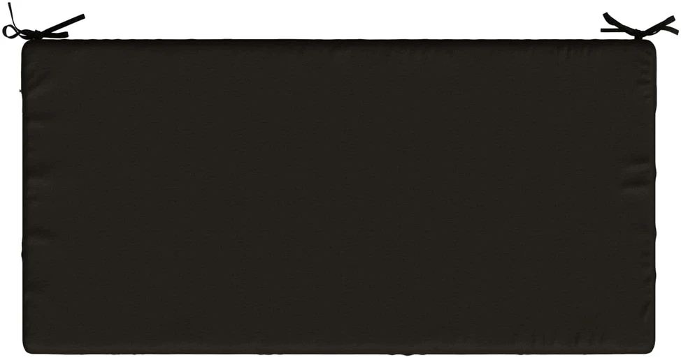Sėdynės pagalvėlė SOEST 100% poliesteris Juoda 120 x 80 x 15 cm