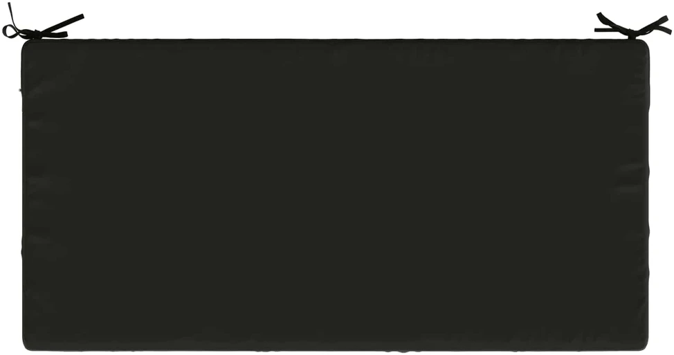 Sėdynės pagalvėlė SOEST 100% poliesteris Juoda 120 x 60 x 15 cm