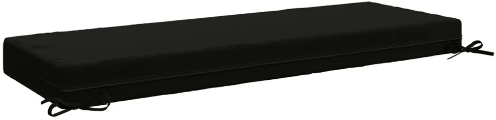 Sėdynės pagalvėlė SOEST 100% poliesteris Juoda 120 x 40 x 10 cm