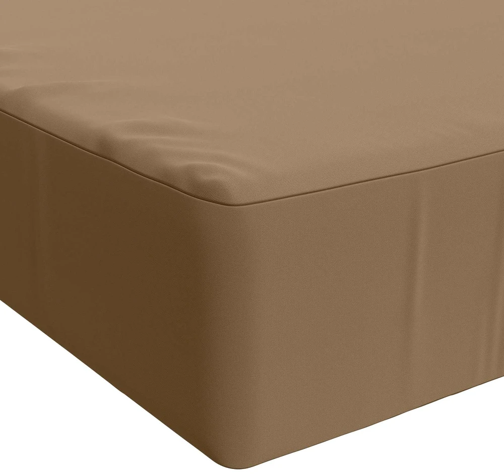 Sėdynės pagalvėlė SOEST 100% poliesteris Taupe 120 x 60 x 15 cm