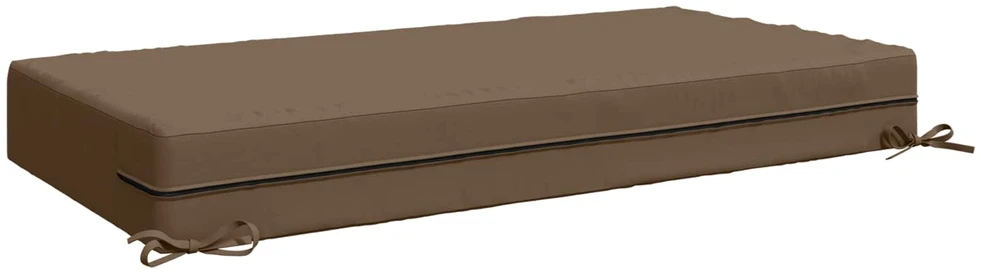 Sėdynės pagalvėlė SOEST 100% poliesteris Taupe 120 x 80 x 15 cm