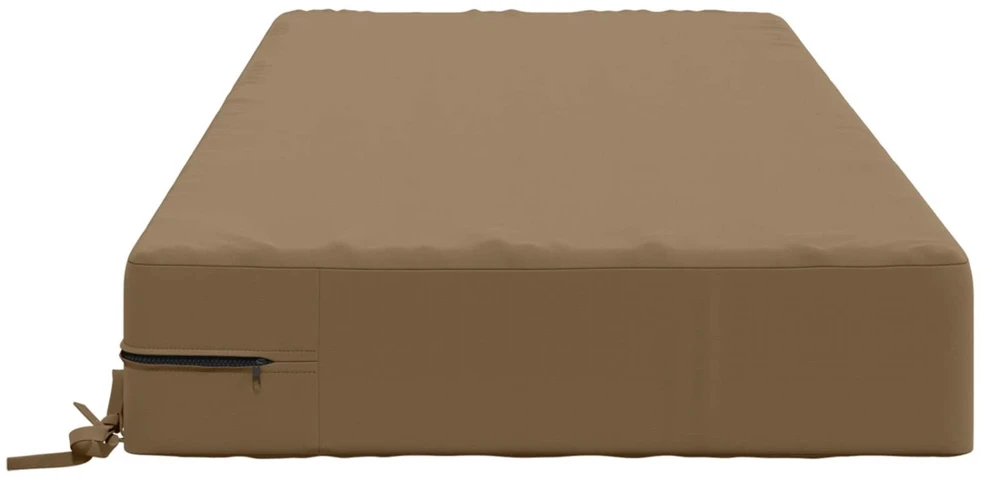 Sėdynės pagalvėlė SOEST 100% poliesteris Taupe 120 x 60 x 15 cm
