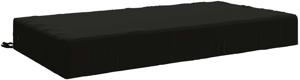 Sėdynės pagalvėlė SOEST 100% poliesteris Juoda 120 x 60 x 15 cm