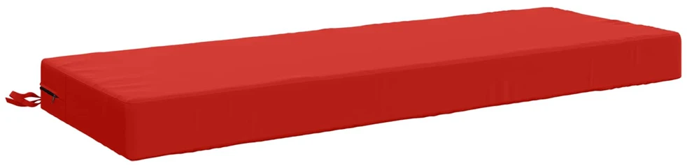 Atlošo pagalvė SOEST 100% poliesteris Raudona 120 x 40 x 10 cm