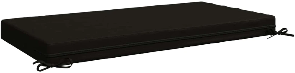 Sėdynės pagalvėlė SOEST 100% poliesteris Juoda 120 x 60 x 10 cm