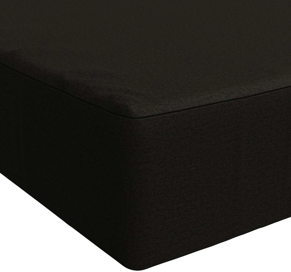 Sėdynės pagalvėlė SOEST 100% poliesteris Juoda 120 x 80 x 15 cm