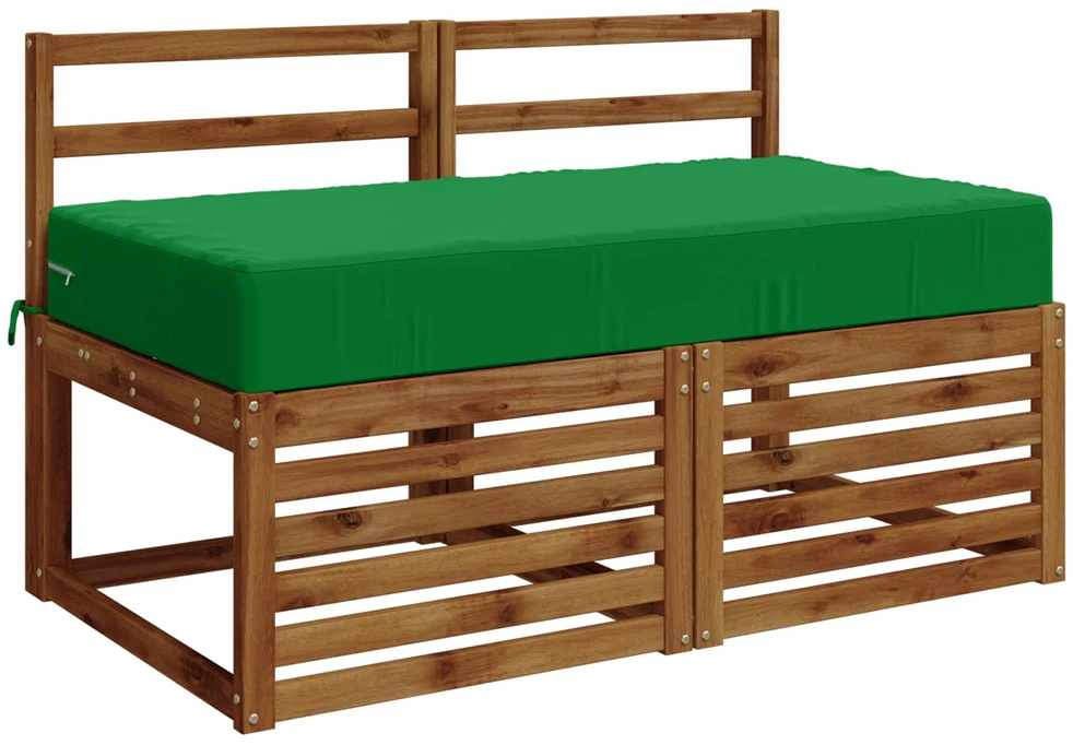 Sėdynės pagalvėlė SOEST 100% poliesteris Žalia 120 x 60 x 15 cm
