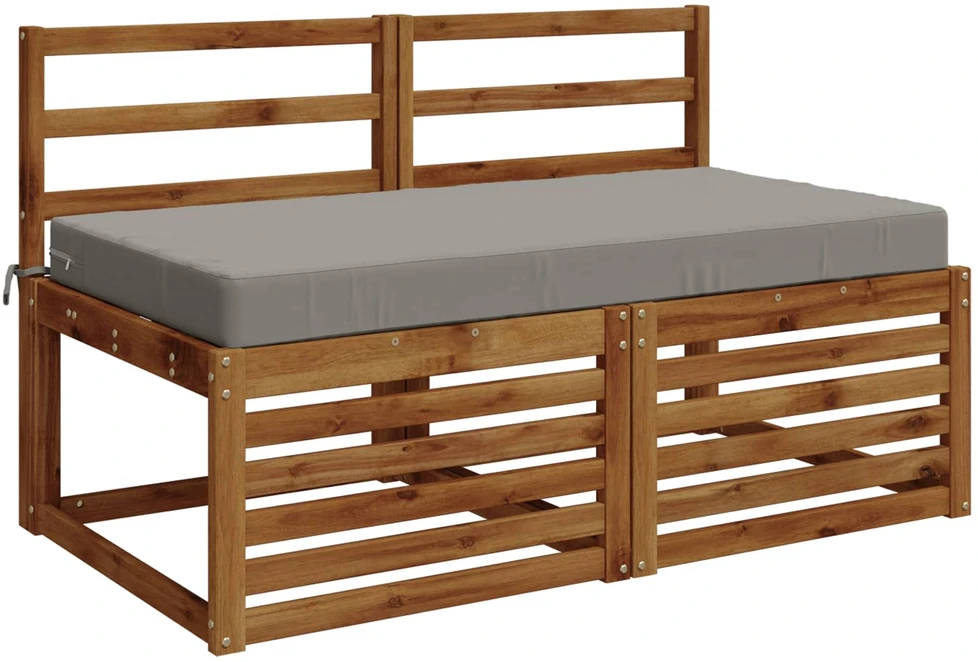 Sėdynės pagalvėlė SOEST 100% poliesteris Pilka 120 x 60 x 10 cm