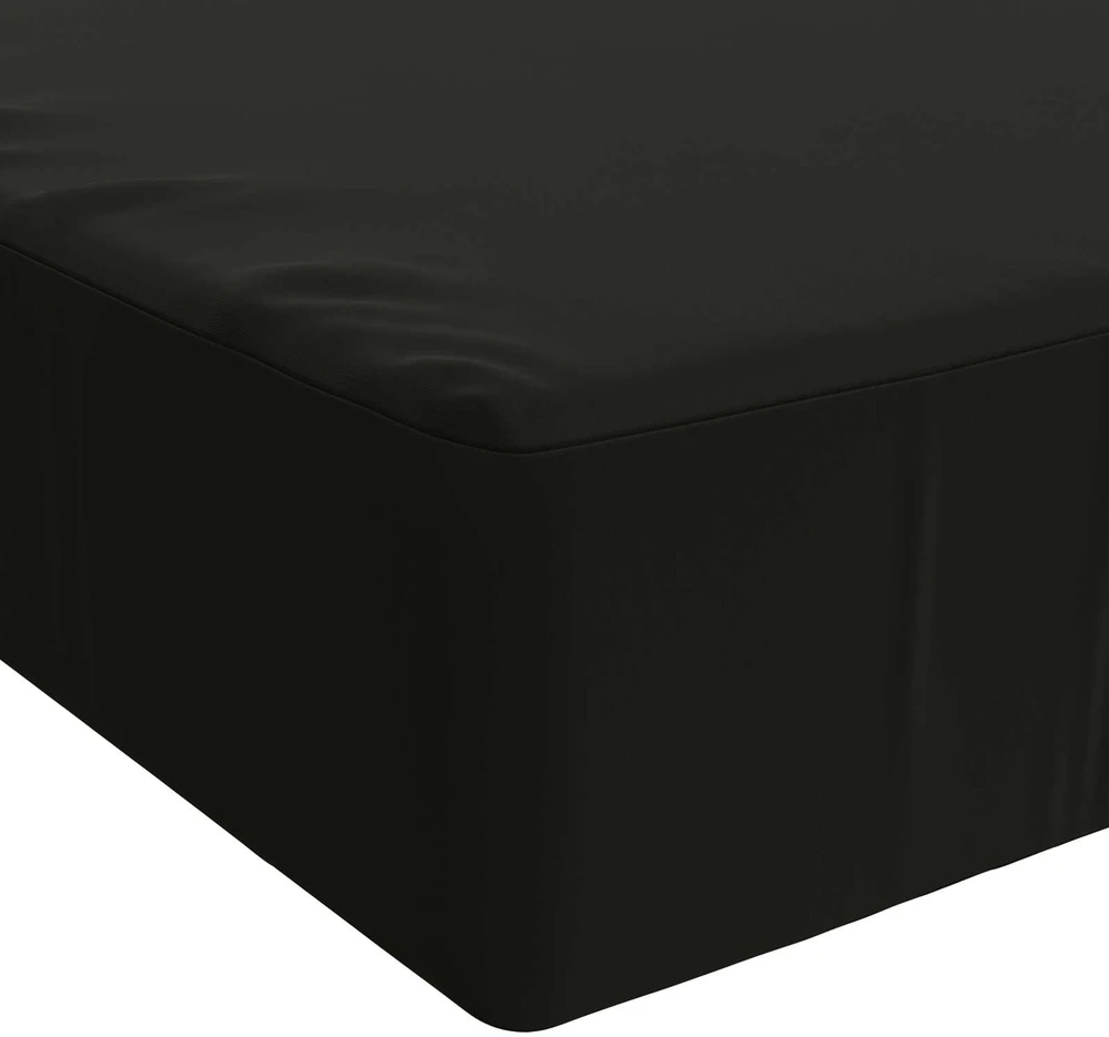 Sėdynės pagalvėlė SOEST 100% poliesteris Juoda 120 x 80 x 15 cm