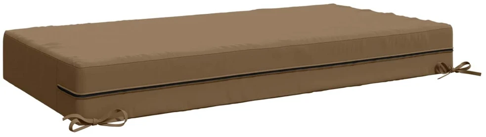 Sėdynės pagalvėlė SOEST 100% poliesteris Taupe 120 x 60 x 15 cm
