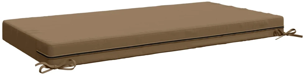 Sėdynės pagalvėlė SOEST 100% poliesteris Taupe 120 x 80 x 10 cm