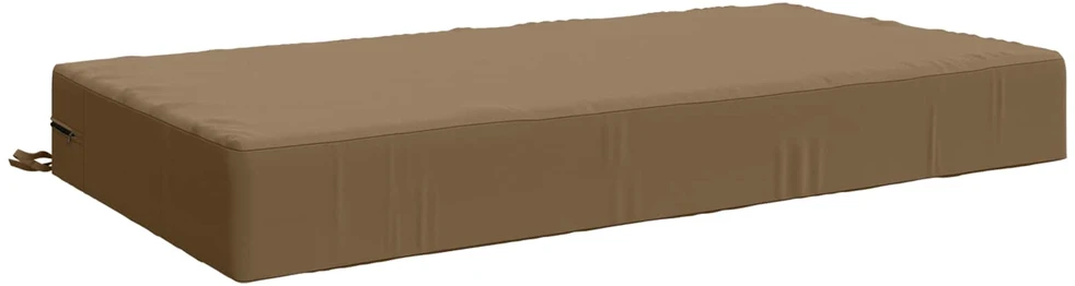 Sėdynės pagalvėlė SOEST 100% poliesteris Taupe 120 x 60 x 15 cm