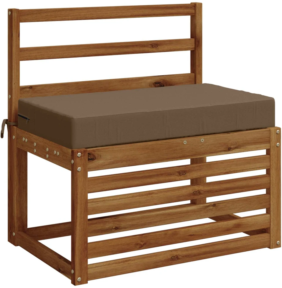 Sėdynės pagalvėlė SOEST 100% poliesteris Taupe 70 x 40 x 10 cm