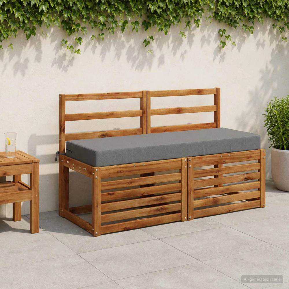 Atlošo pagalvė SOEST 100% poliesteris Pilka 120 x 40 x 10 cm