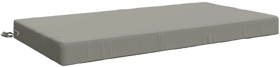 Sėdynės pagalvėlė SOEST 100% poliesteris Pilka 120 x 80 x 10 cm