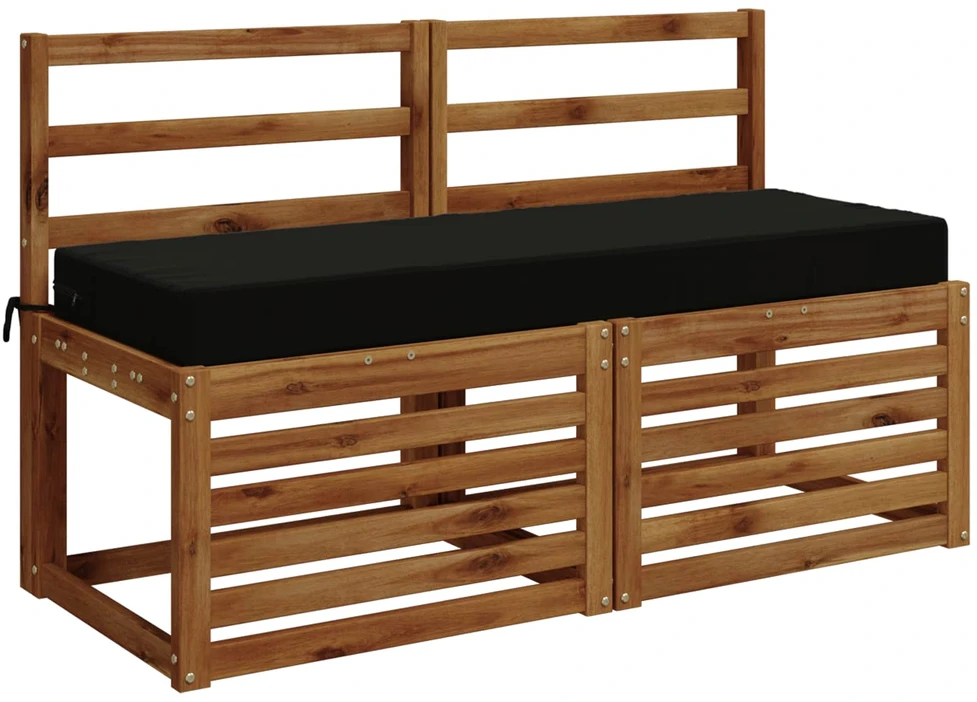 Sėdynės pagalvėlė SOEST 100% poliesteris Juoda 120 x 40 x 10 cm