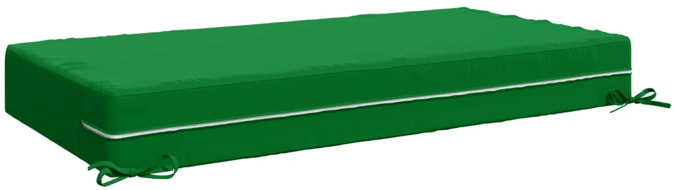 Sėdynės pagalvėlė SOEST 100% poliesteris Žalia 120 x 60 x 15 cm