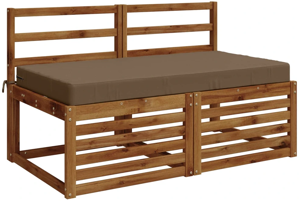 Sėdynės pagalvėlė SOEST 100% poliesteris Taupe 120 x 80 x 10 cm