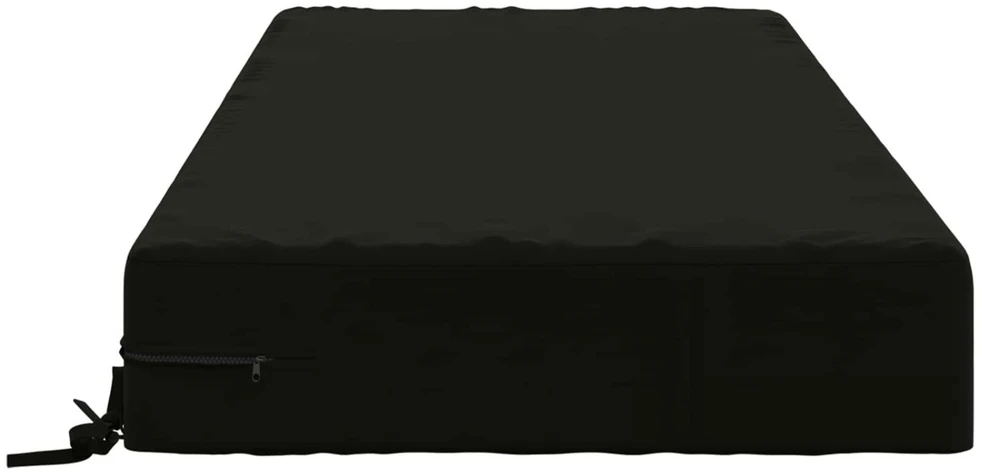 Sėdynės pagalvėlė SOEST 100% poliesteris Juoda 120 x 60 x 15 cm