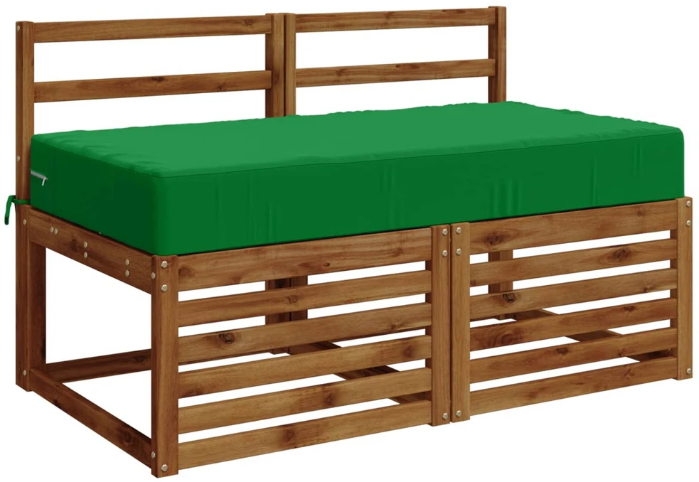 Sėdynės pagalvėlė SOEST 100% poliesteris Žalia 120 x 60 x 15 cm