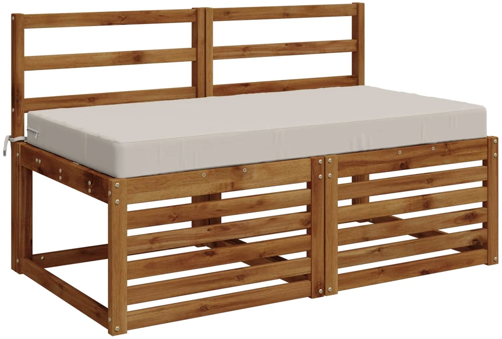 Sėdynės pagalvėlė SOEST 100% poliesteris Balta 120 x 60 x 10 cm