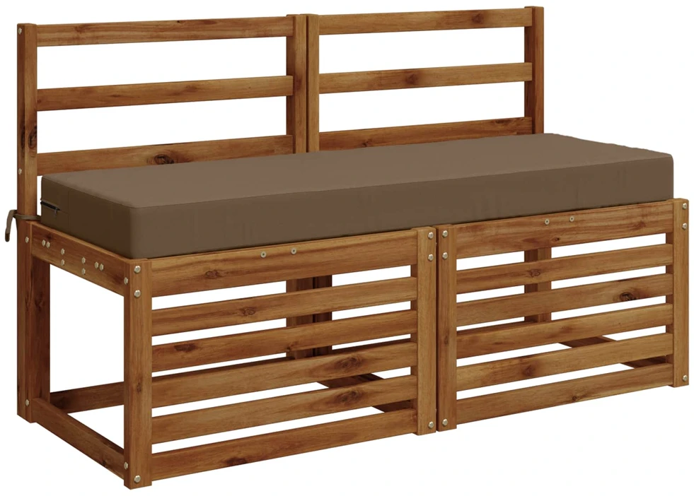 Sėdynės pagalvėlė SOEST 100% poliesteris Taupe 120 x 40 x 10 cm