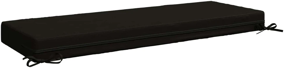 Atlošo pagalvė SOEST 100% poliesteris Juoda 120 x 40 x 10 cm