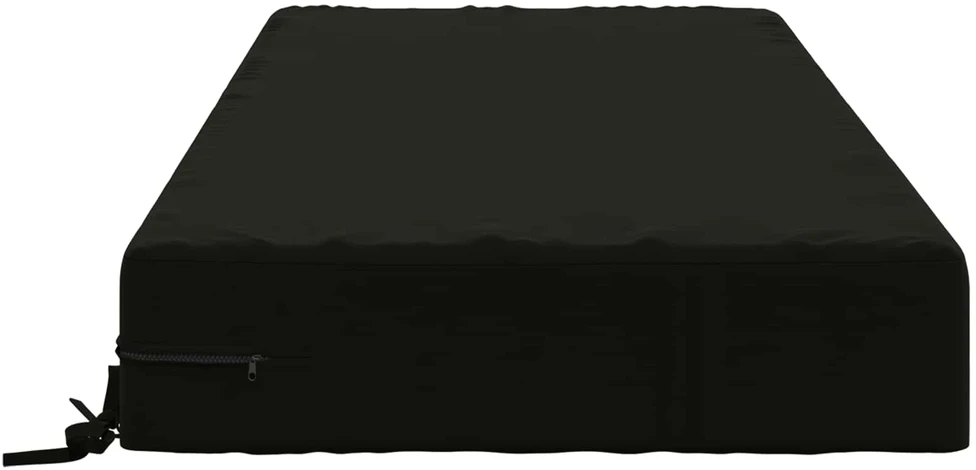 Sėdynės pagalvėlė SOEST 100% poliesteris Juoda 120 x 60 x 15 cm