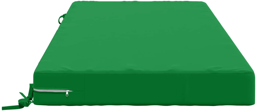 Sėdynės pagalvėlė SOEST 100% poliesteris Žalia 120 x 60 x 10 cm