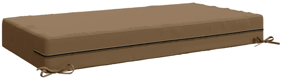Sėdynės pagalvėlė SOEST 100% poliesteris Taupe 120 x 80 x 15 cm