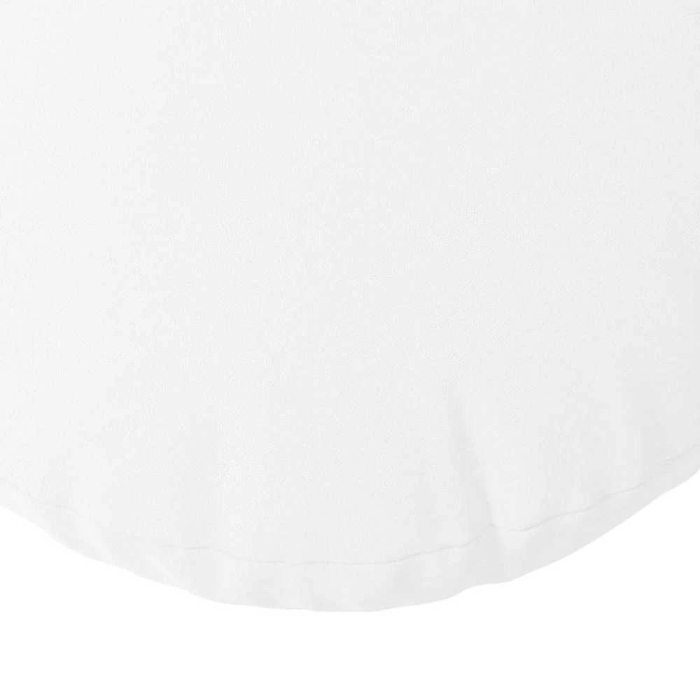 Sėdynių pagalvėlės 2 vnt. Audinys Balta Ø60 x 21 cm