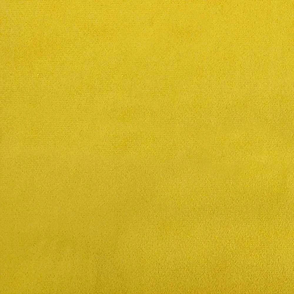 Sėdynių pagalvėlės 2 vnt. Aksomas Geltona Ø30 x 13 cm