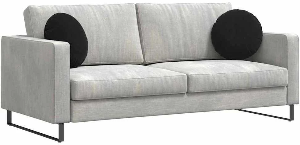 Sėdynių pagalvėlės 2 pcs Juoda Ø 40 x 13 cm Aksomas