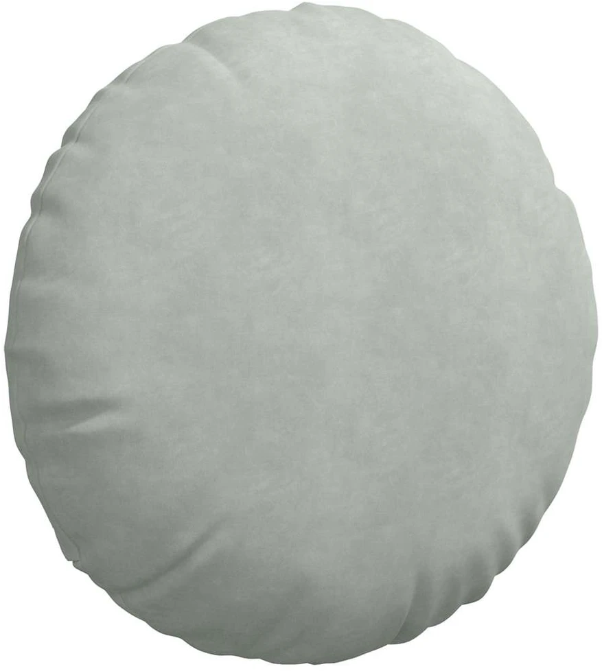 Sėdynių pagalvėlės 2 pcs Šviesiai pilka Ø 40 x 13 cm Aksomas