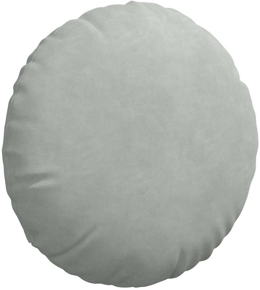 Sėdynių pagalvėlės 2 pcs Šviesiai pilka Ø 40 x 13 cm Aksomas