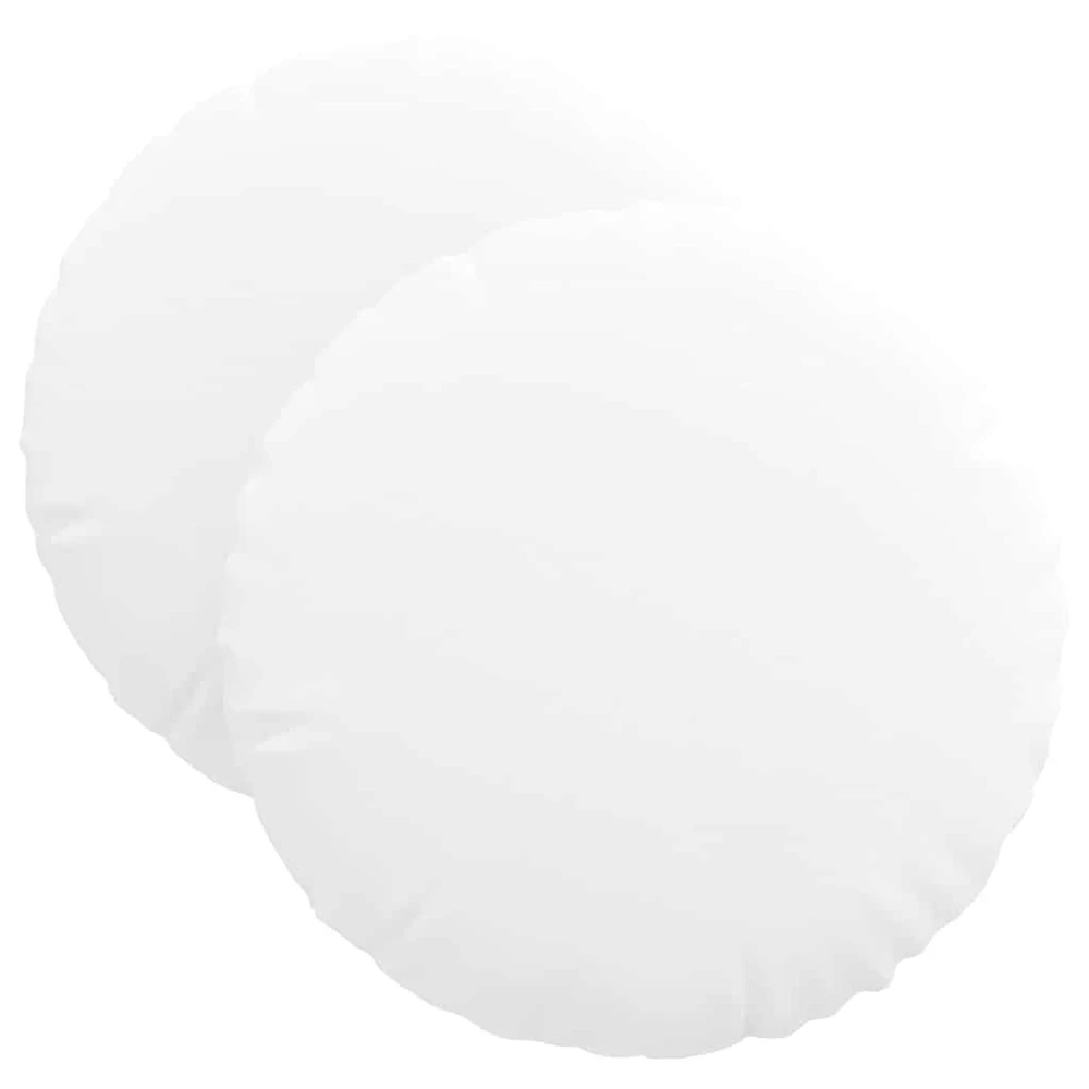Sėdynių pagalvėlės 2 vnt. Audinys Balta Ø40 x 13 cm