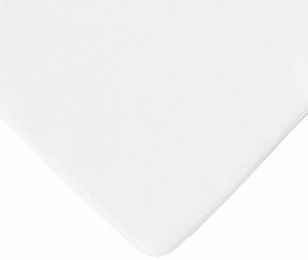 Sėdynių pagalvėlės 4 pcs Balta 40 x 40 x 3 cm audinys